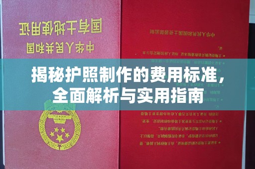 且末揭秘护照制作的费用标准，全面解析与实用指南