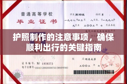 且末护照制作的注意事项，确保顺利出行的关键指南
