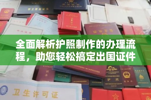 且末全面解析护照制作的办理流程，助您轻松搞定出国证件