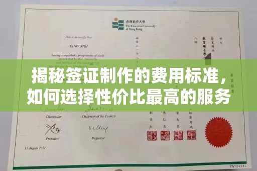 且末揭秘签证制作的费用标准，如何选择性价比最高的服务？