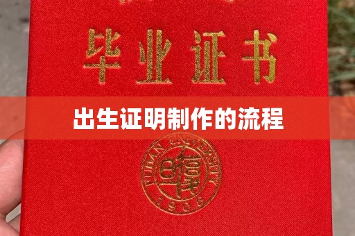 且末出生证明制作的流程